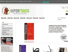 Tablet Screenshot of hiperfauna.com